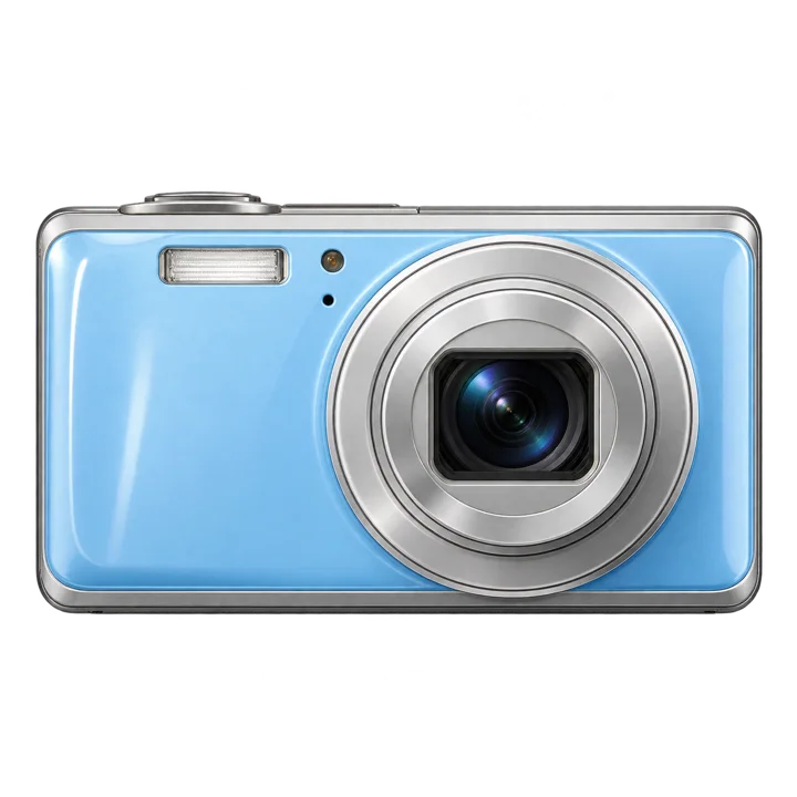 Y2K independent retro camera illustration