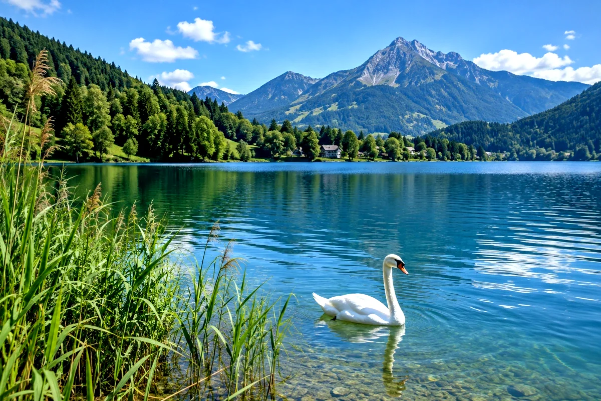 AI-generated landscape with the ACTION web look